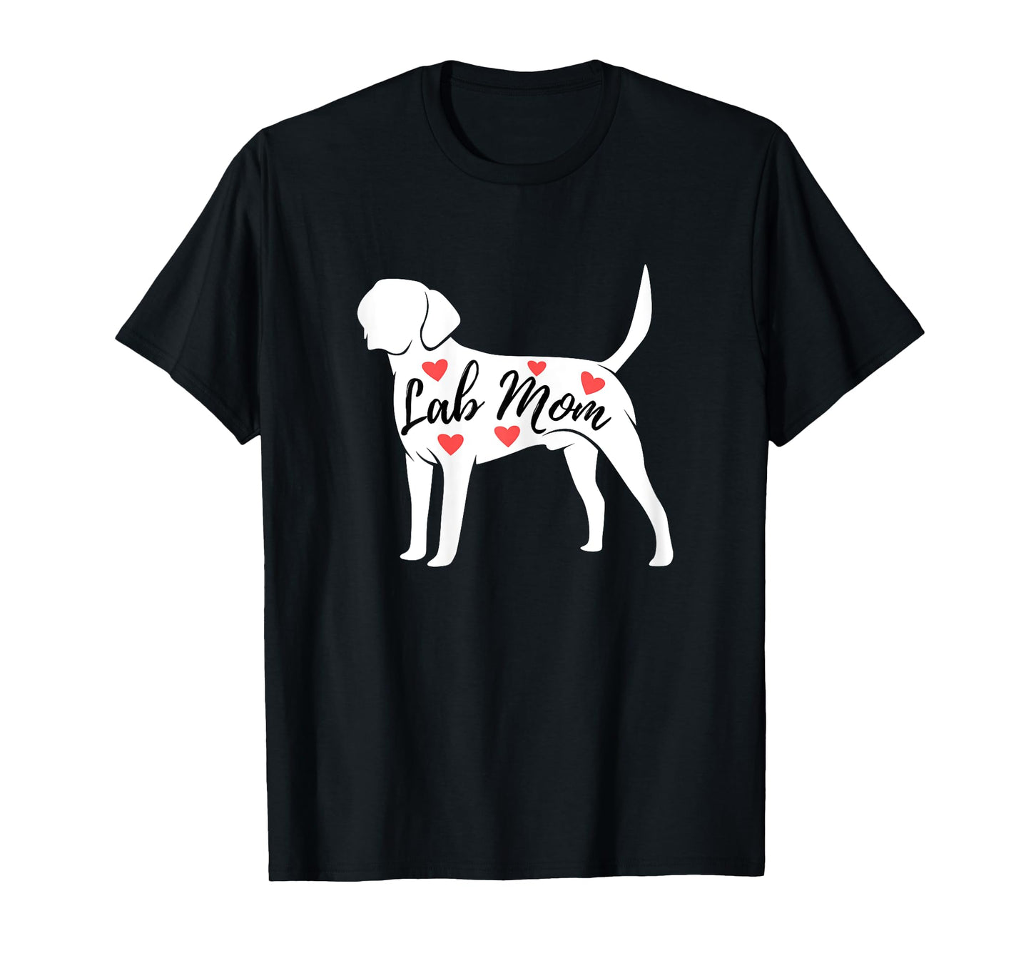 Lab Mom - Labrador Retriever Lover Dog Owner Pet T-Shirt for Women Girls Kids