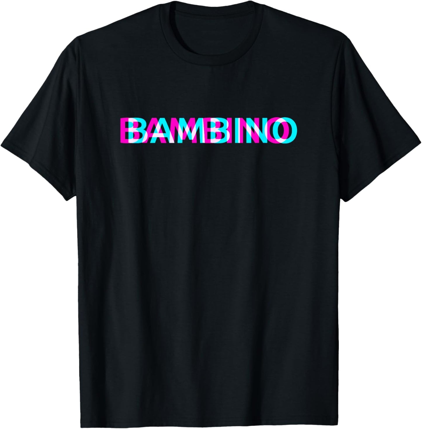 Bambino, Cool Cat Edgy Glitch Aesthetic Art T-Shirt