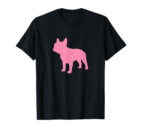 Pink French Bulldog T-Shirt Frenchie Lover Apparel Men Women Kids T-Shirt