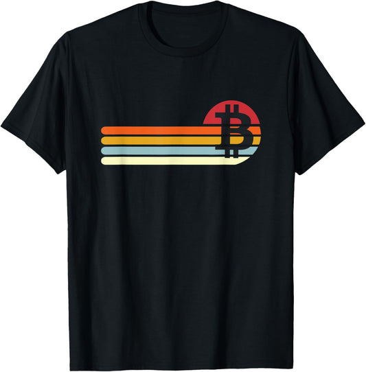 Vintage Retro Bitcoin T-Shirt