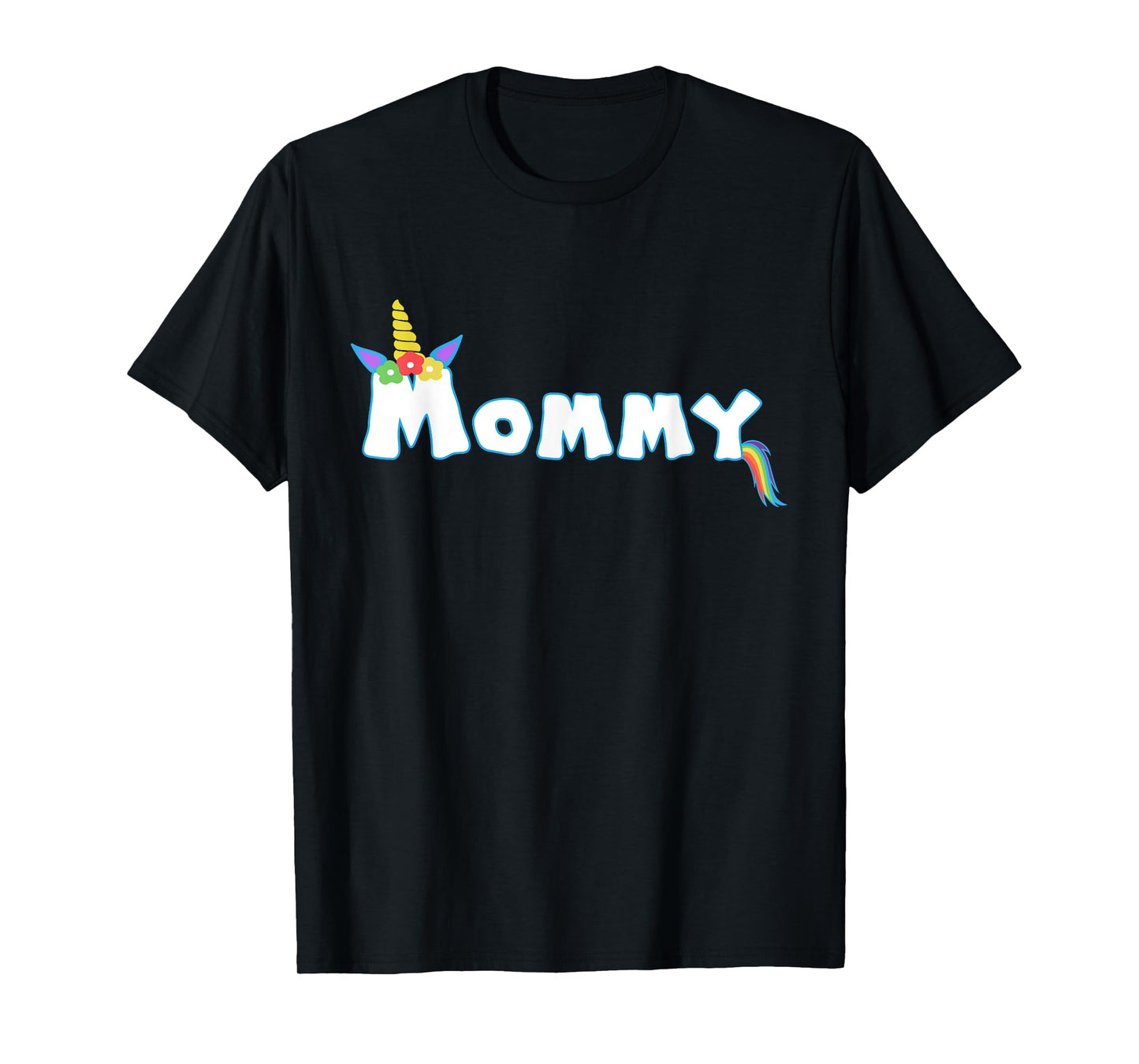Unicorn Birthday Girl Funny Mommy Mom Family T-Shirt
