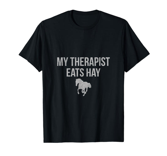 My Therapist Eats Hay - Funny Goat Lover Gift T-Shirt