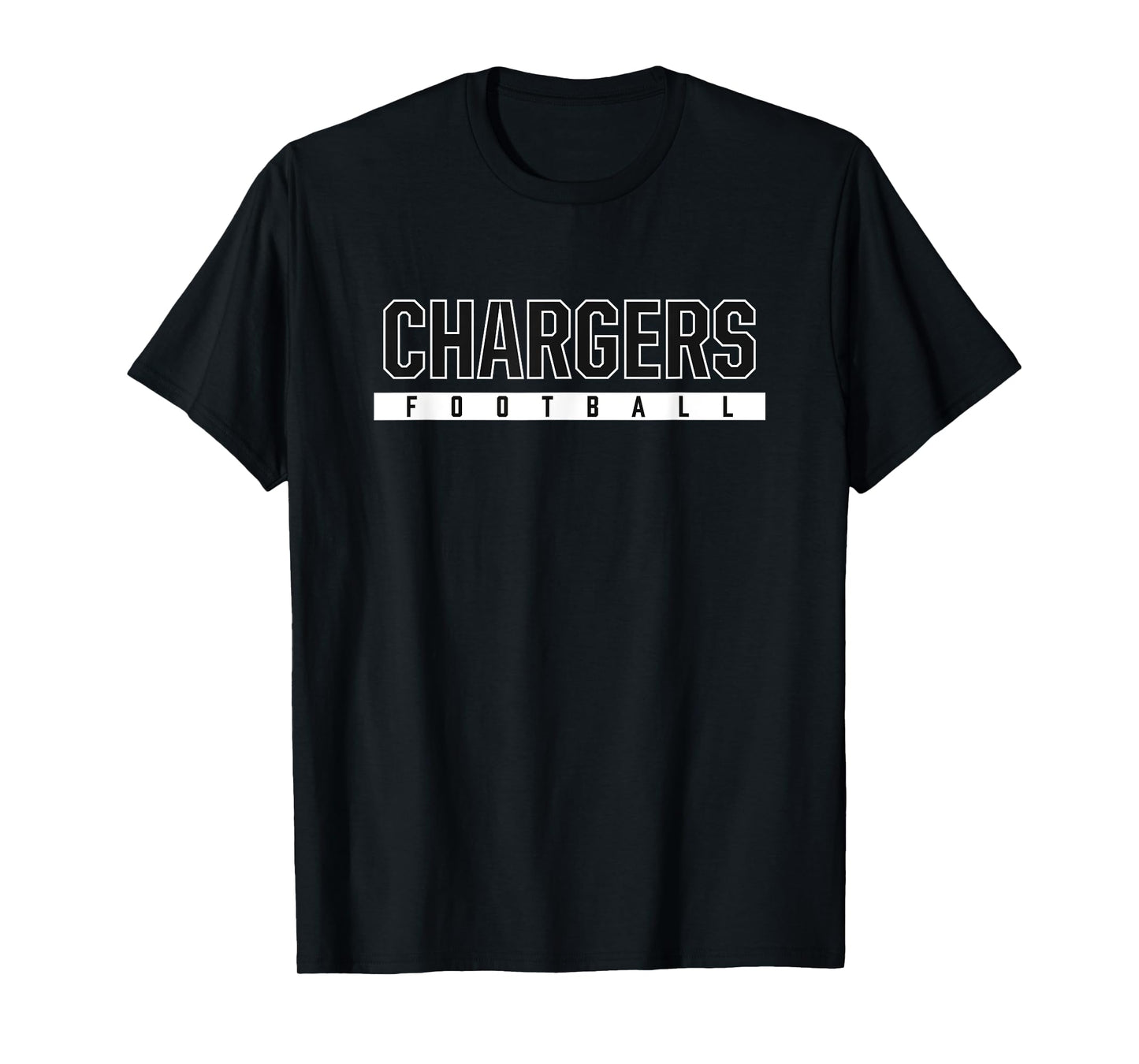 Chargers Clear Springs High School Football T-Shirt