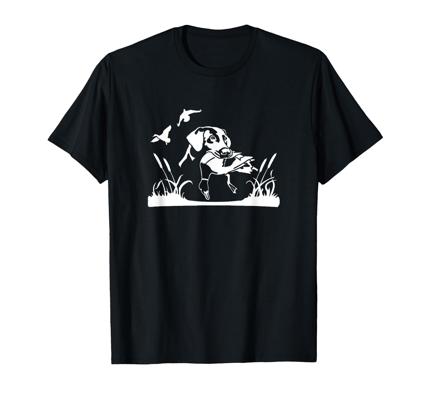 Bird Dog Duck Hunting Willow In The Marsh Hunter T-Shirt T-Shirt