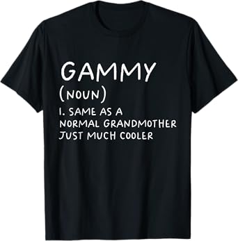 Gammy Grandma Definition Grandmother Funny T-Shirt