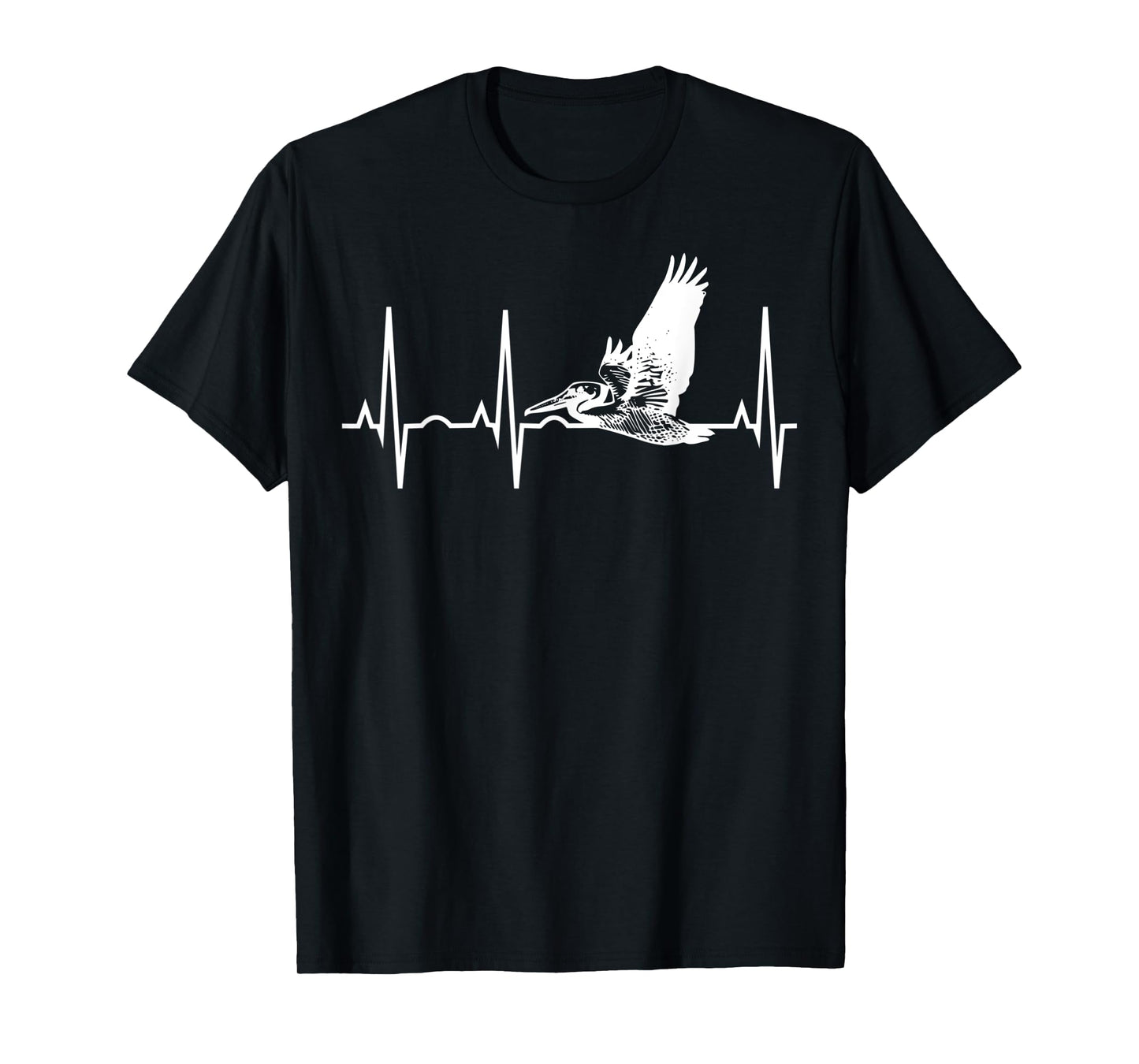 Pelican Heartbeat Shirt - Best Pelican T-Shirt for Birders