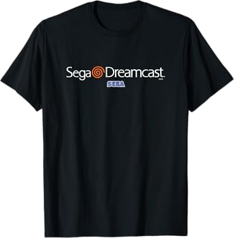 SEGA Dreamcast white logo video game T-Shirt