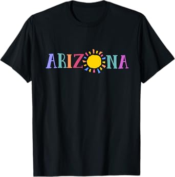 COLORFUL ARIZONA DESIGN souvenir T-Shirt