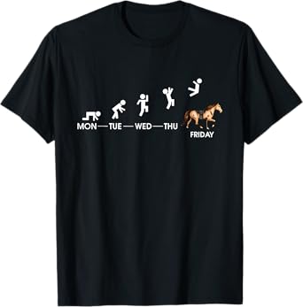 Horses Rider Gifts for Women Equestrian T-Shirt