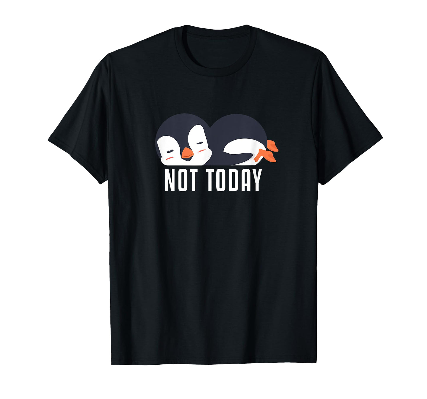 Not Today Sea Bird King Emperor Penguin Lover Penguin T-Shirt