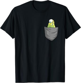 Funny Budgie Tshirt for a Budgie Lover Budgie Pocket Shirt T-Shirt