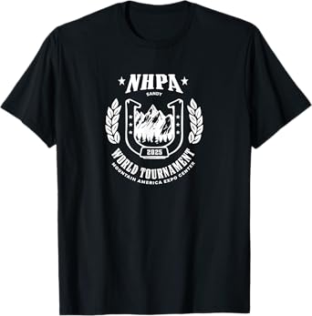 National Horseshoe Pitchers NHPA 2025 World Tournament Logo T-Shirt
