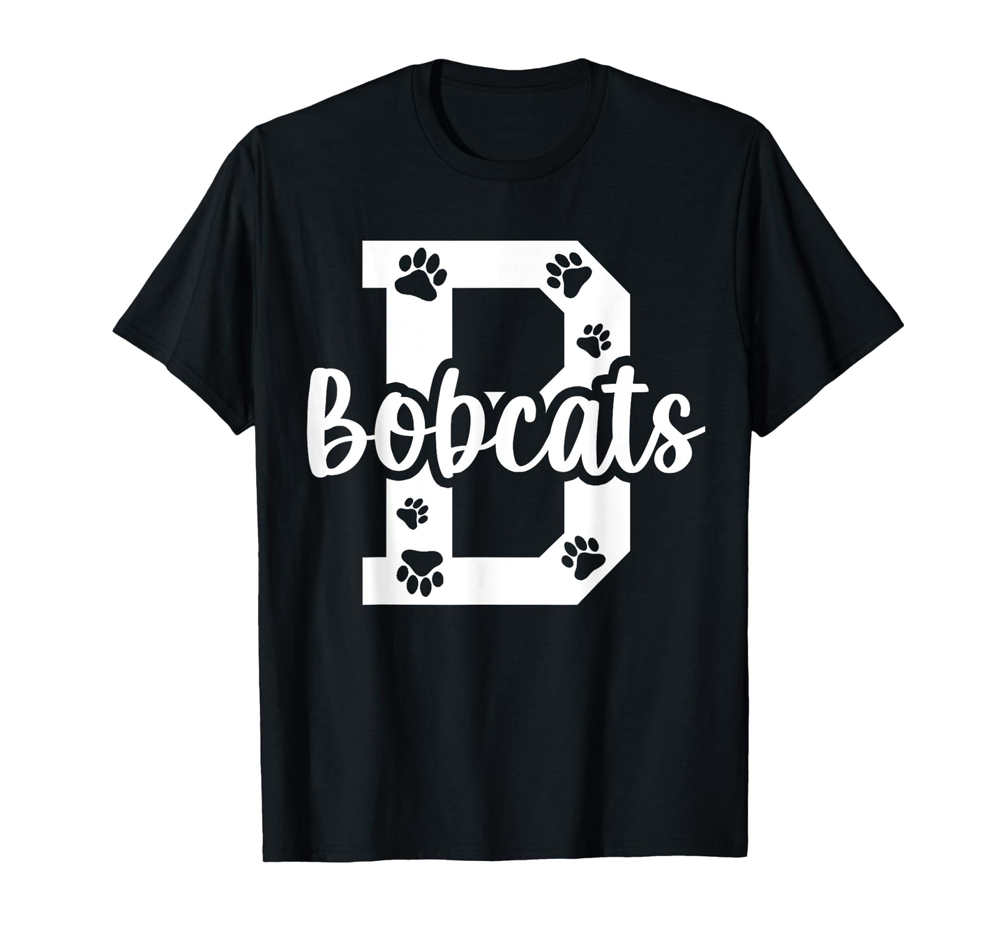 School Spirit Mascot Bobcats Back to School Teacher Student Men Women T-Shirt