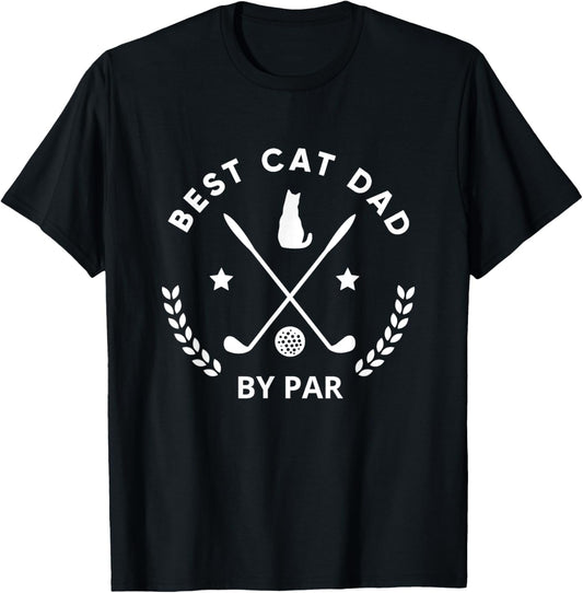 Best Cat Dad Fathers Day T Shirt Gifts for Dad Cat Lovers T-Shirt