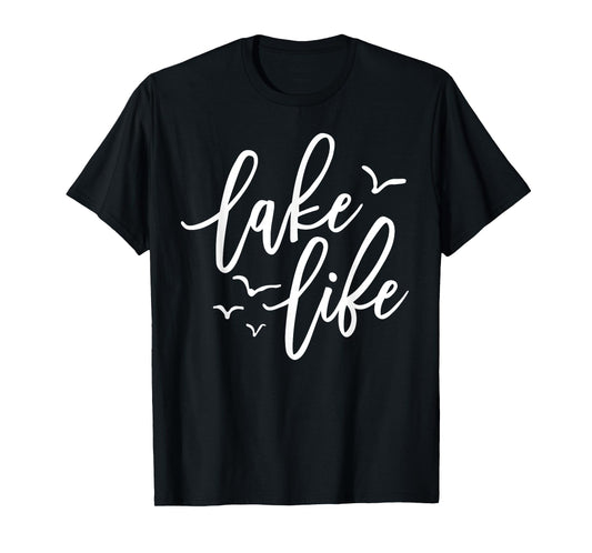 Lake Life Vibes Vacation Mode Womens Mens Kids Lake T-Shirt