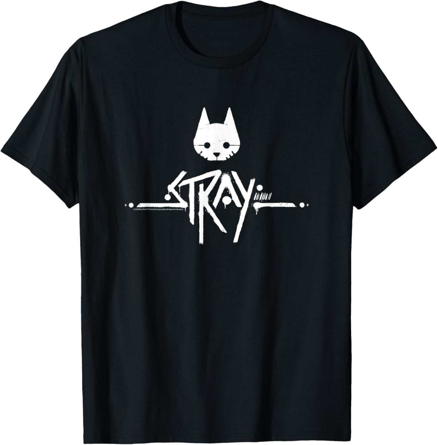Stray Cat Head and Logo T-Shirt