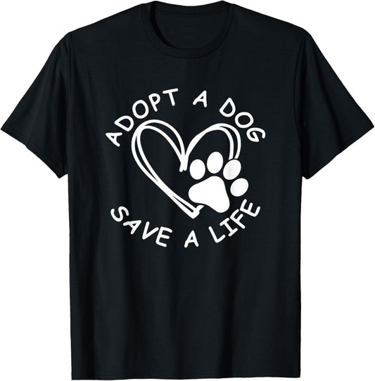 Rescue Dog Shirt Dog Lover T-Shirt