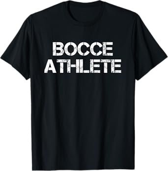 Bocce Athlete - Distressed Sport Design T-Shirt