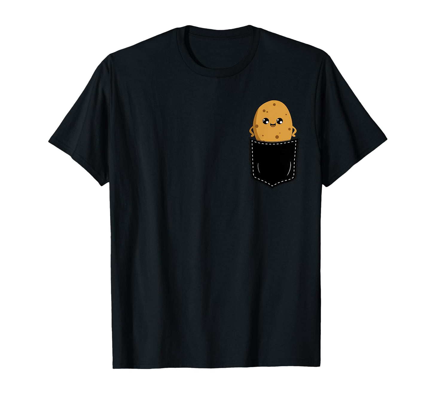 Potato In The Pocket Funny Potato Lover Cute Pocket Potato T-Shirt