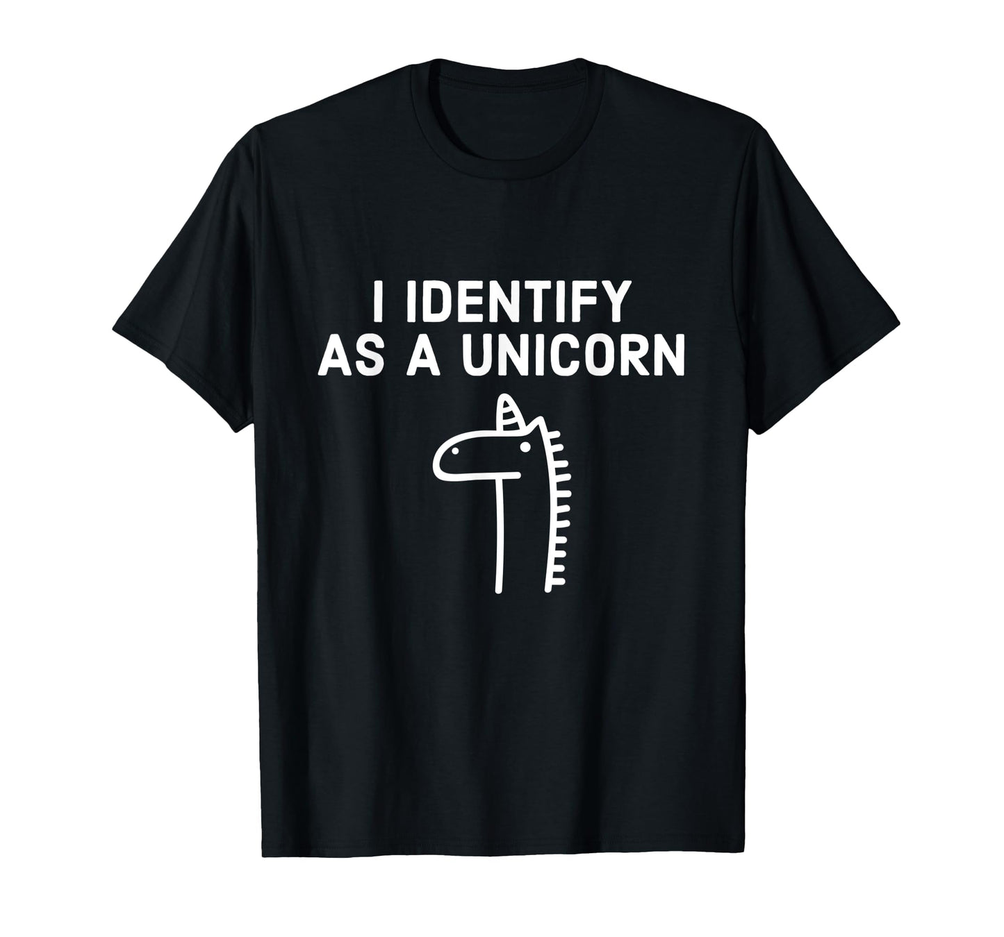 I Identify As A Unicorn - Halloween T-Shirt
