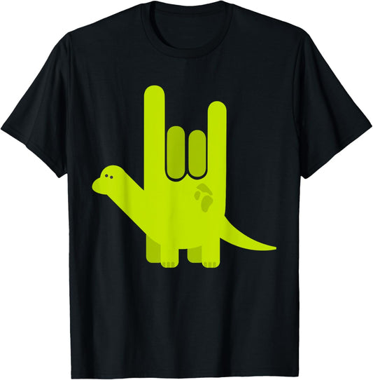 American Sign Language I Love You Design Valentines Gift Kid T-Shirt