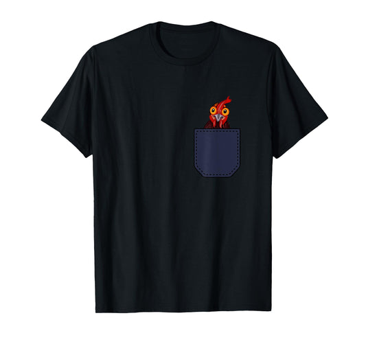 Chicken Farmers Cute and Funny Rooster Black Unisex Adult T-Shirt