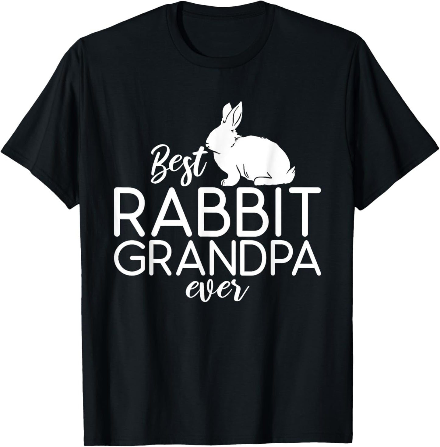 Best Rabbit Grandpa Ever Cute Rabbit Lover T-Shirt