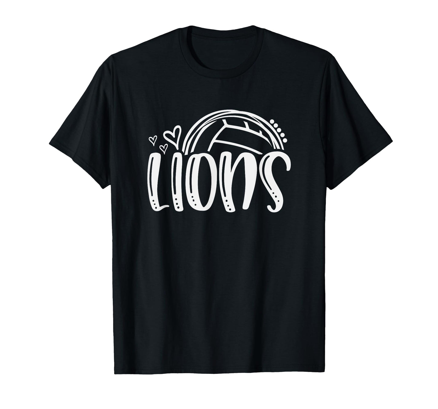 Volleyball Lions School Sports Fan Team Spirit T-Shirt