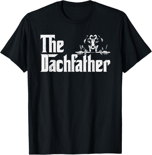 The Dachshund Fathers Day Dogfather gifts Wiener Dog Lover T-Shirt