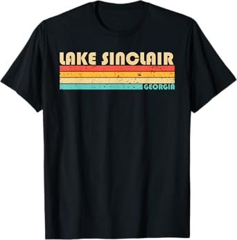 LAKE SINCLAIR GEORGIA Funny Fishing Camping Summer T-Shirt