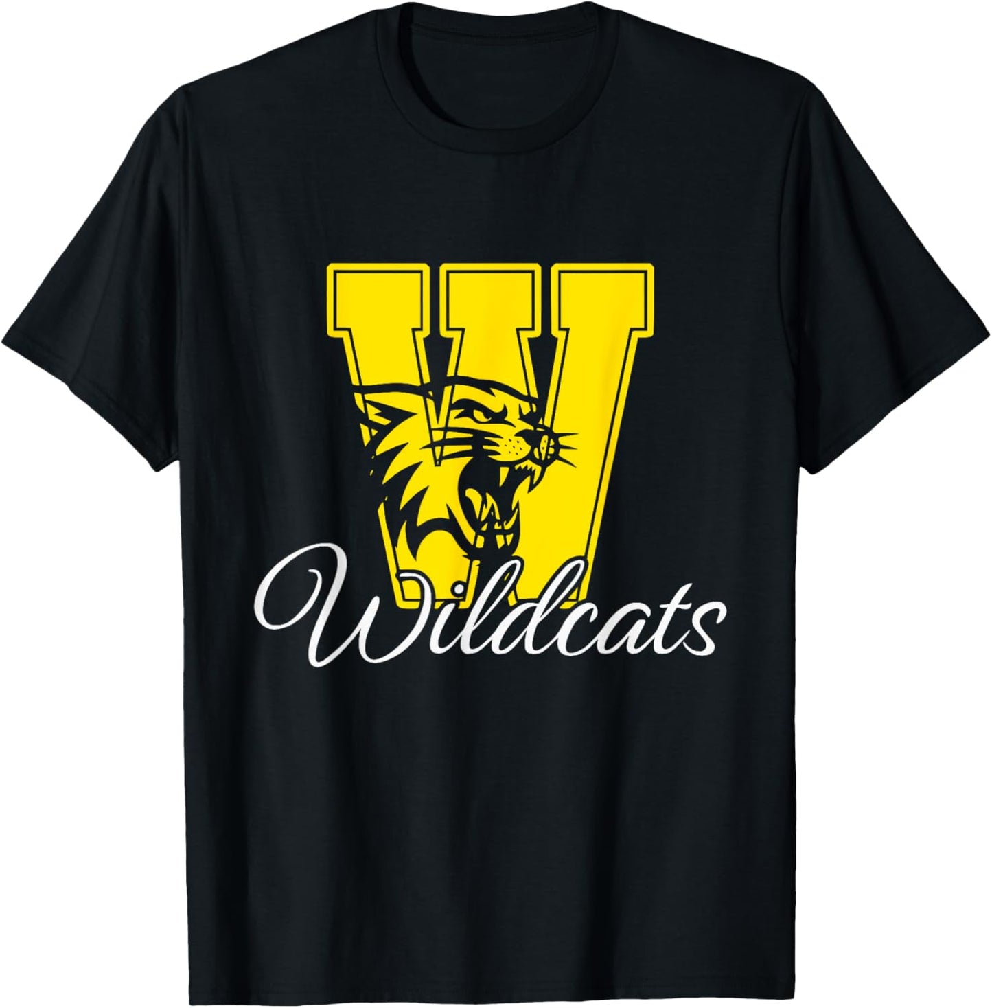 Wildcats Spirit Bold Letter W T-Shirt