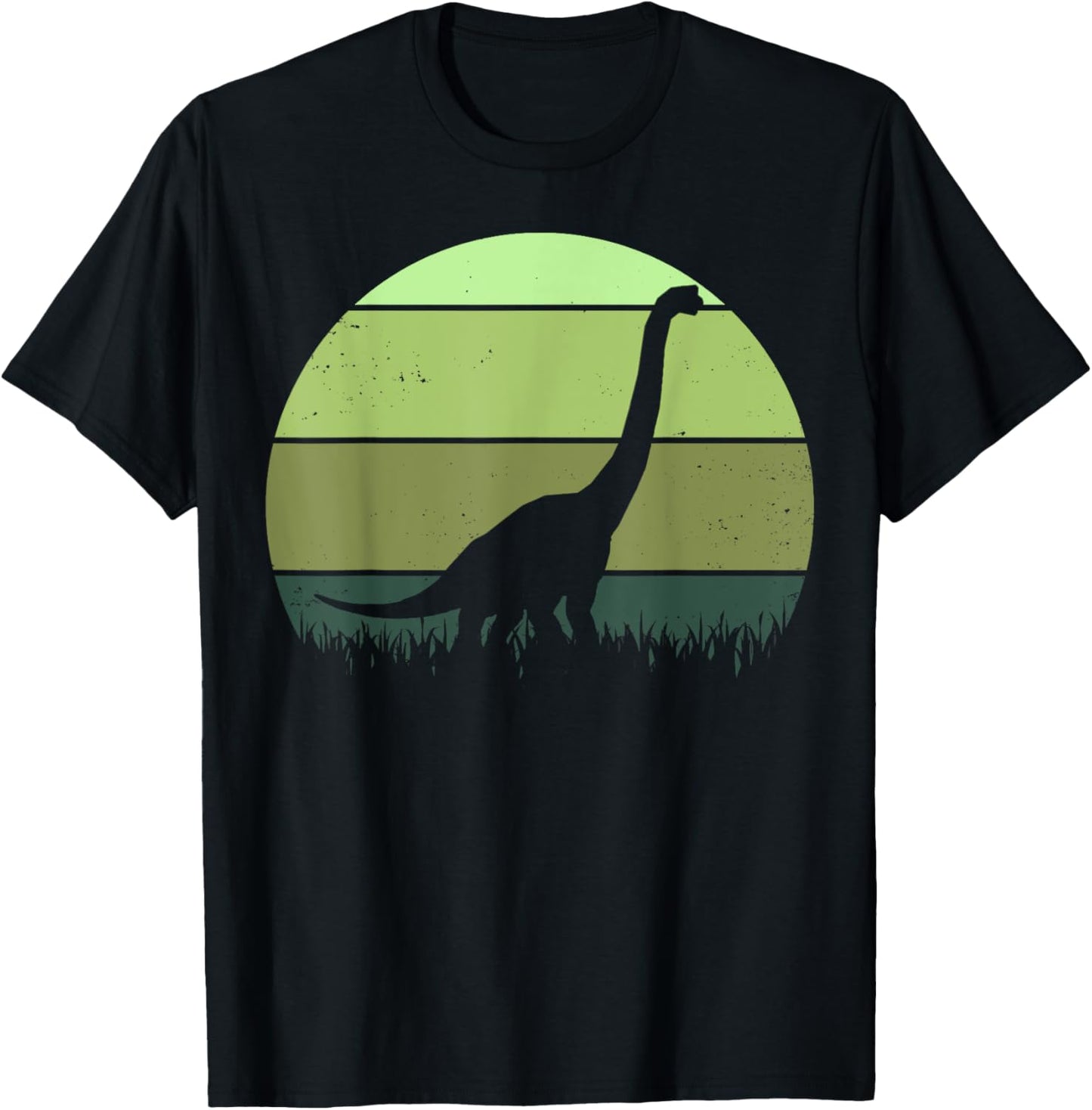 Vintage Brachiosaurus Retro Sauropod Dinosaur T-Shirt