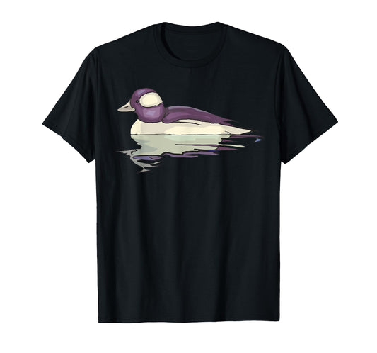 Bufflehead Duck Art Illustration T-Shirt