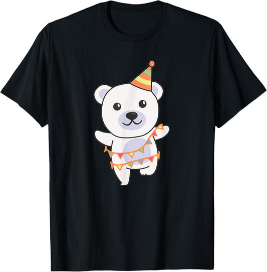 Birthday Polar Bear For Children A Birthday Polar Bear T-Shirt