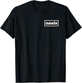 Oasis – Pocket Hit Logo Black T-Shirt