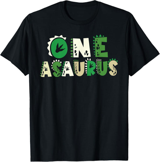 1st Birthday Dinosaur Oneasaurus Cute First Birthday Kids T-Shirt
