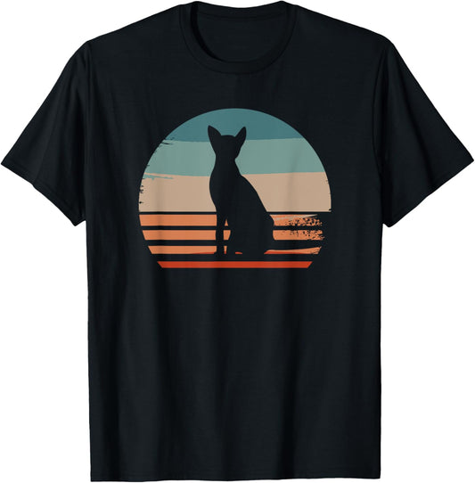 Vintage Retro Oriental Shorthair Cat Lover T-Shirt