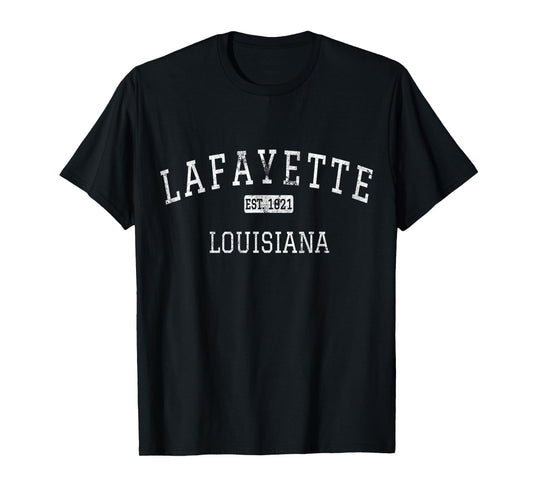 Lafayette Louisiana LA Vintage T-Shirt