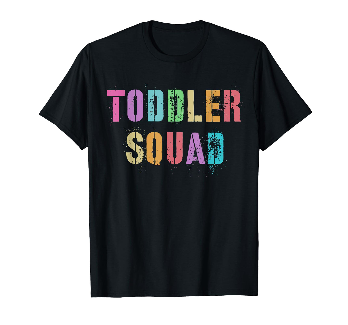 Vintage TODDLER SQUAD Daycare Teacher Nanny Team Babysitting T-Shirt