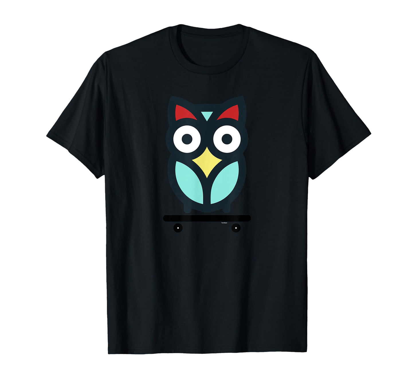 Skateboarding Owl Men Women Youth Skateboard Skater Animal T-Shirt