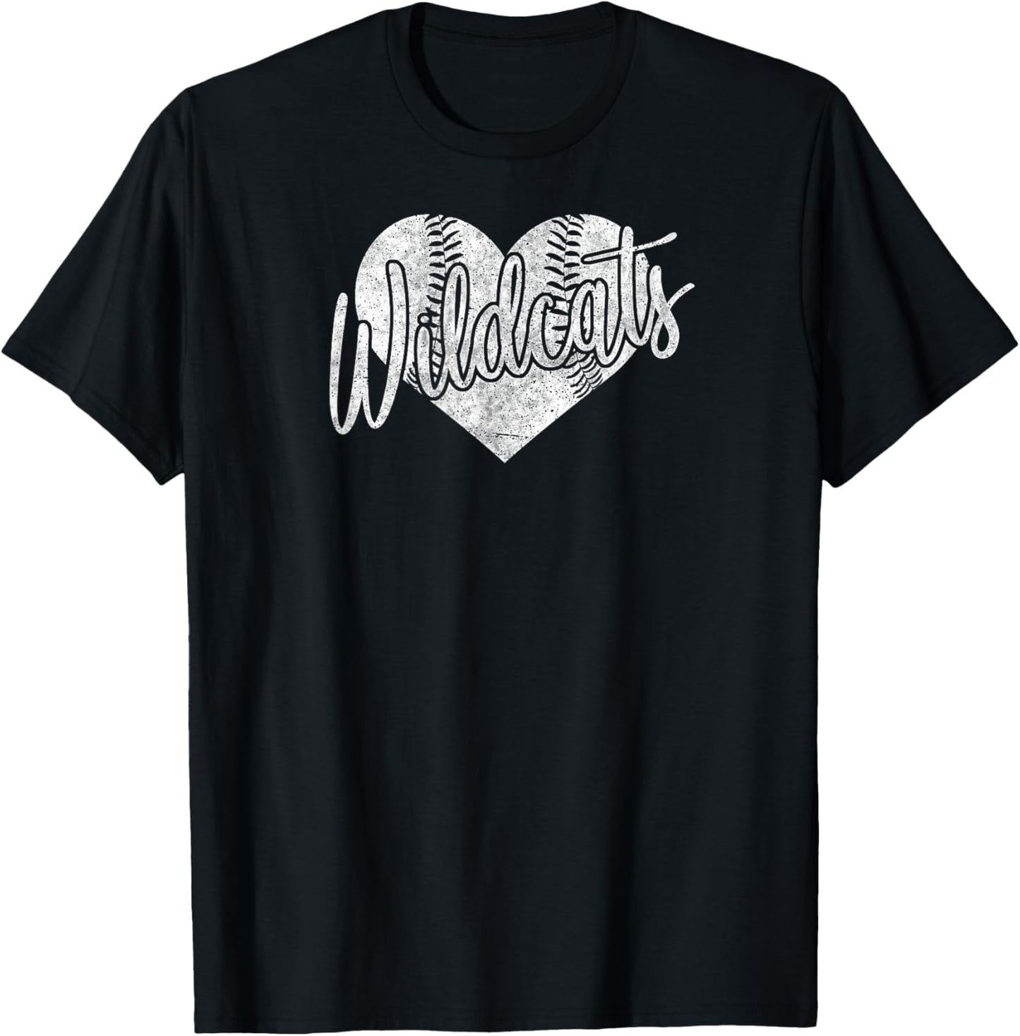 Wildcats Baseball Softball High School Team Mascot Mom T-Shirt