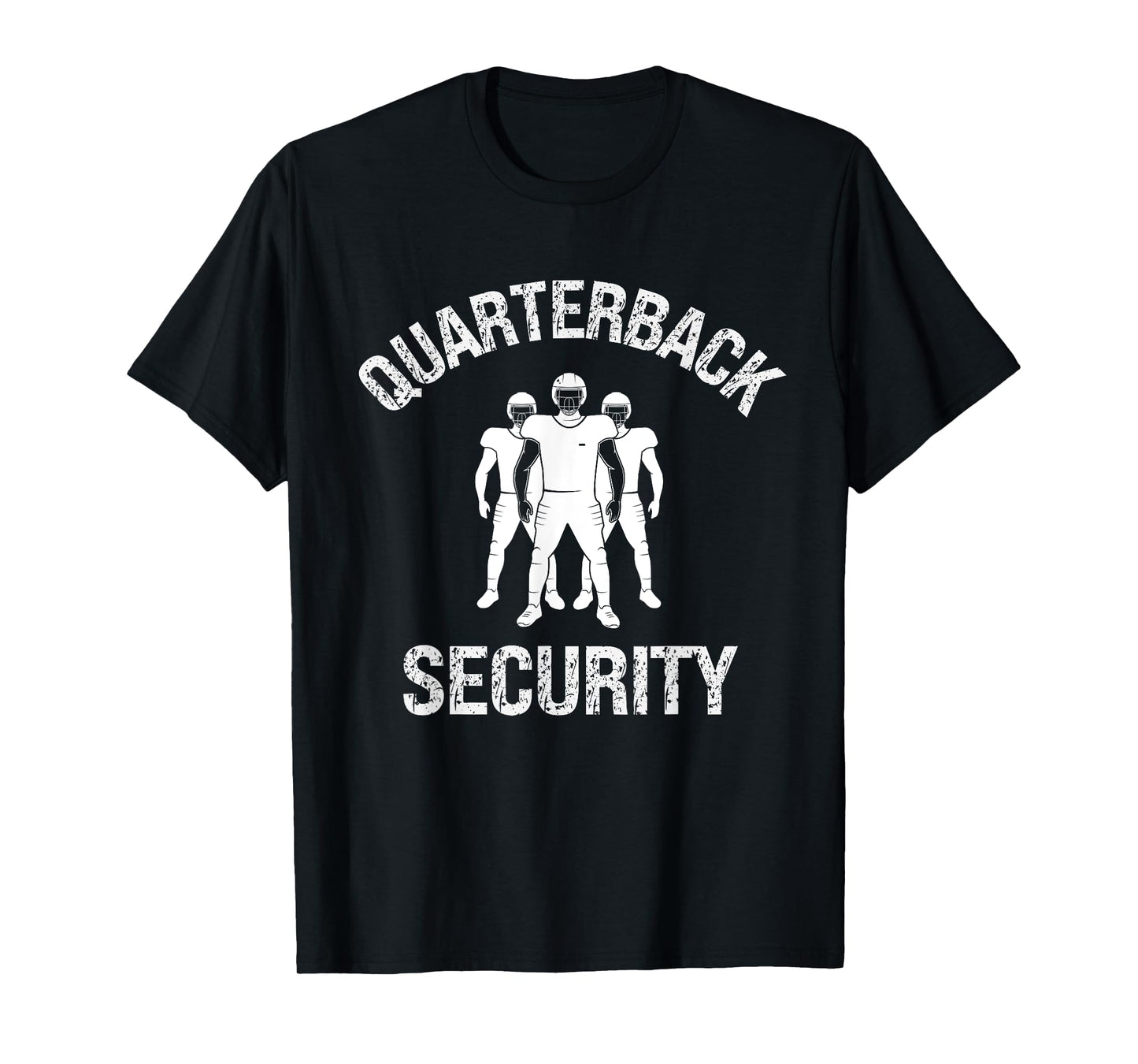 Funny Offensive Lineman Quarterback Security O Line Football T-Shirt