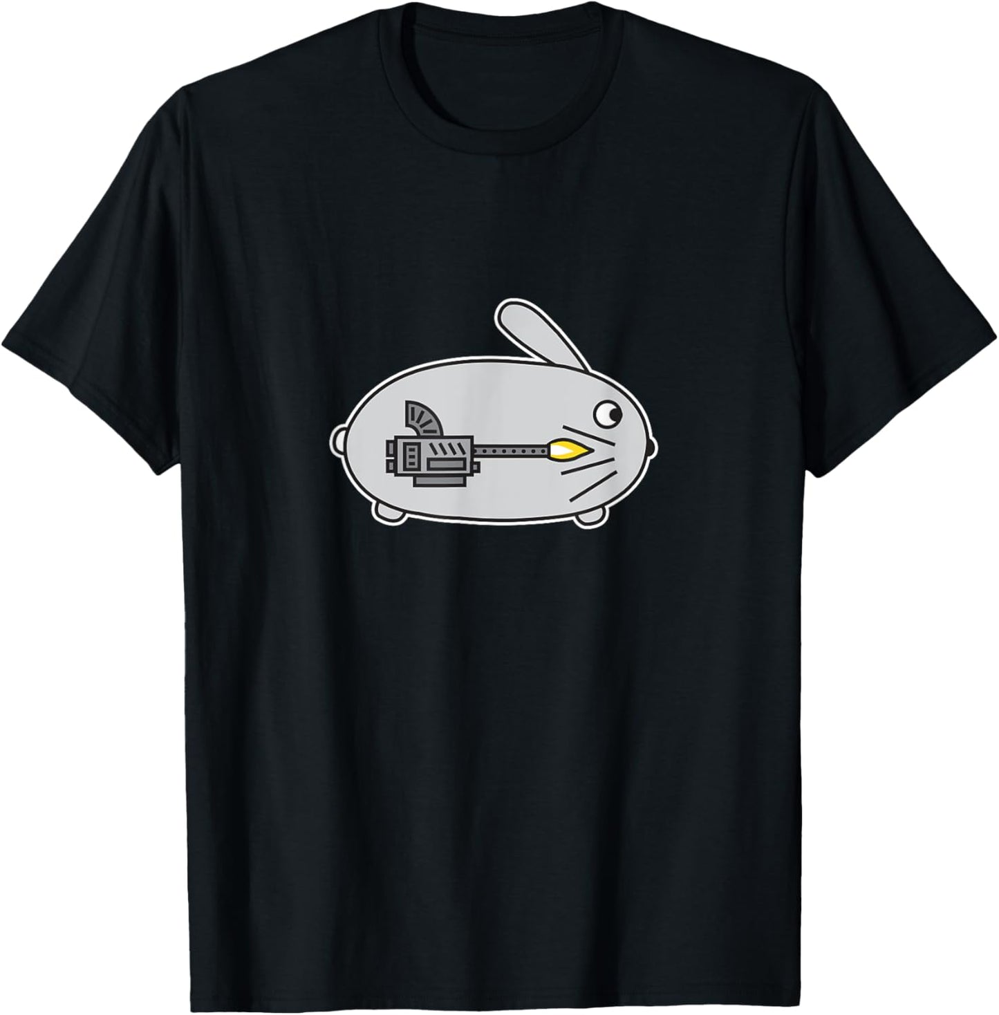 Authentic MoofWear Bunny vs Dinosaur T-shirt T-Shirt