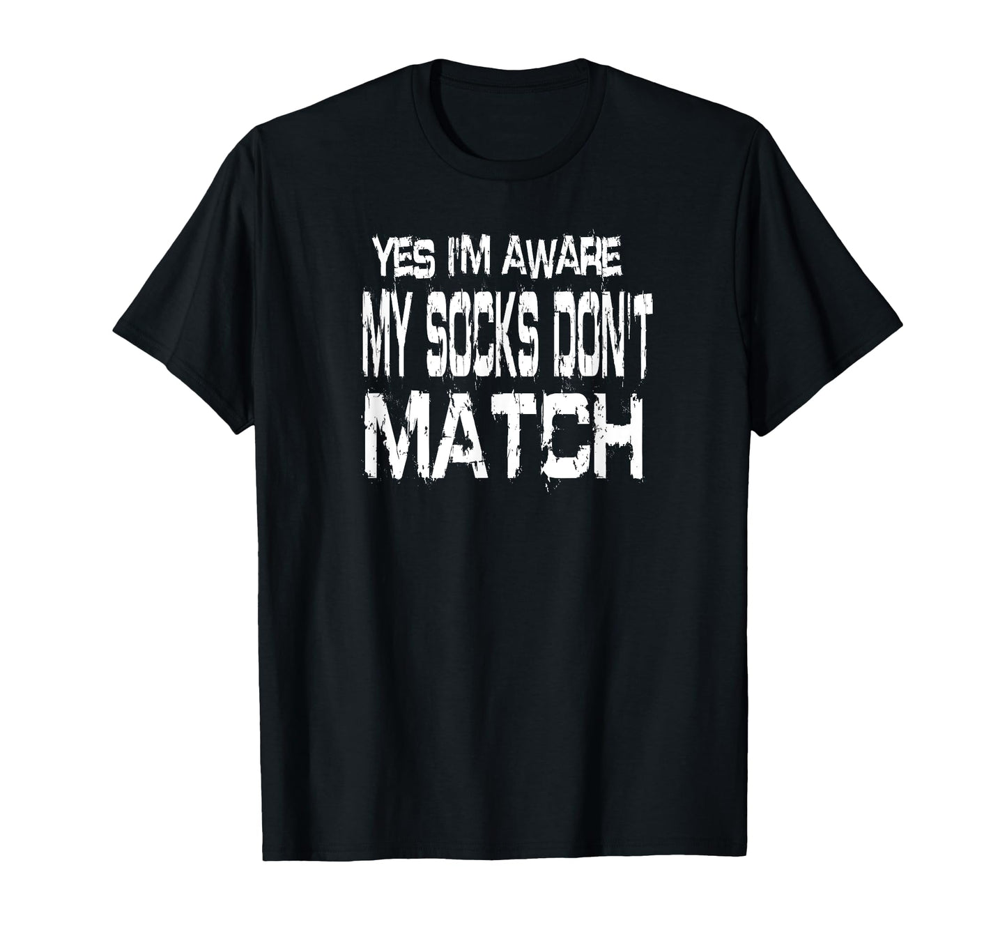 Mismatched Socks Fun Sock Humor T-Shirt