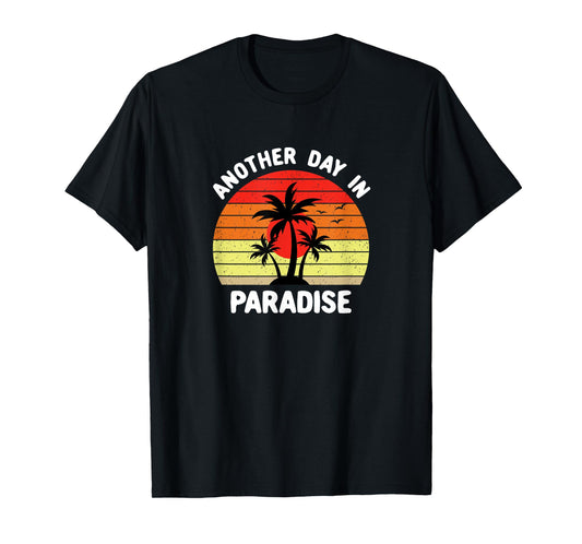 Another Day In Paradise Distressed T-Shirt