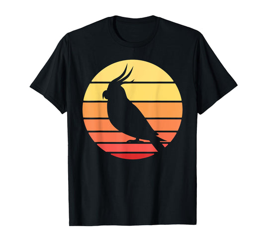 Retro Cockatiel Shirt For Men Women Kids Parrot Bird Lover T-Shirt