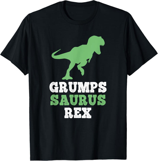 Grumps-Saurus Rex Dino Dinosaur Funny GrumpsSaurus T-Shirt