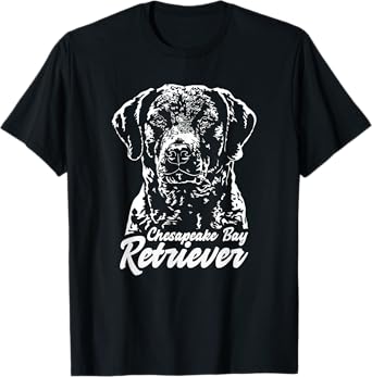 Funny Proud Chesapeake Bay Retriever dog portrait gift T-Shirt for Men Women