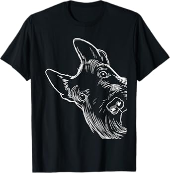 Funny Scottie Dog Scottish Terrier Men Women Girls Kids T-Shirt