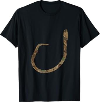 Camo Catfish Circle Hook Fishing Camouflage Fish Fishing T-Shirt